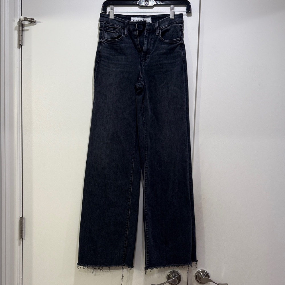 Frank & Eileen Long Gaucho 30” Jeans Size 24 Faded Black